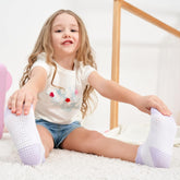 Baby Non Slip Grip Ankle Socks with Non Skid Soles for Infants Toddlers Kids Boys Girls